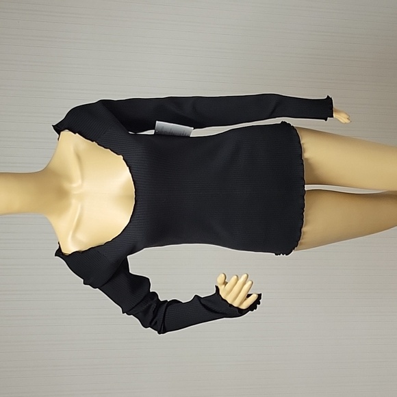 Abstract stretch rib top medium organic cotton - Picture 1 of 5